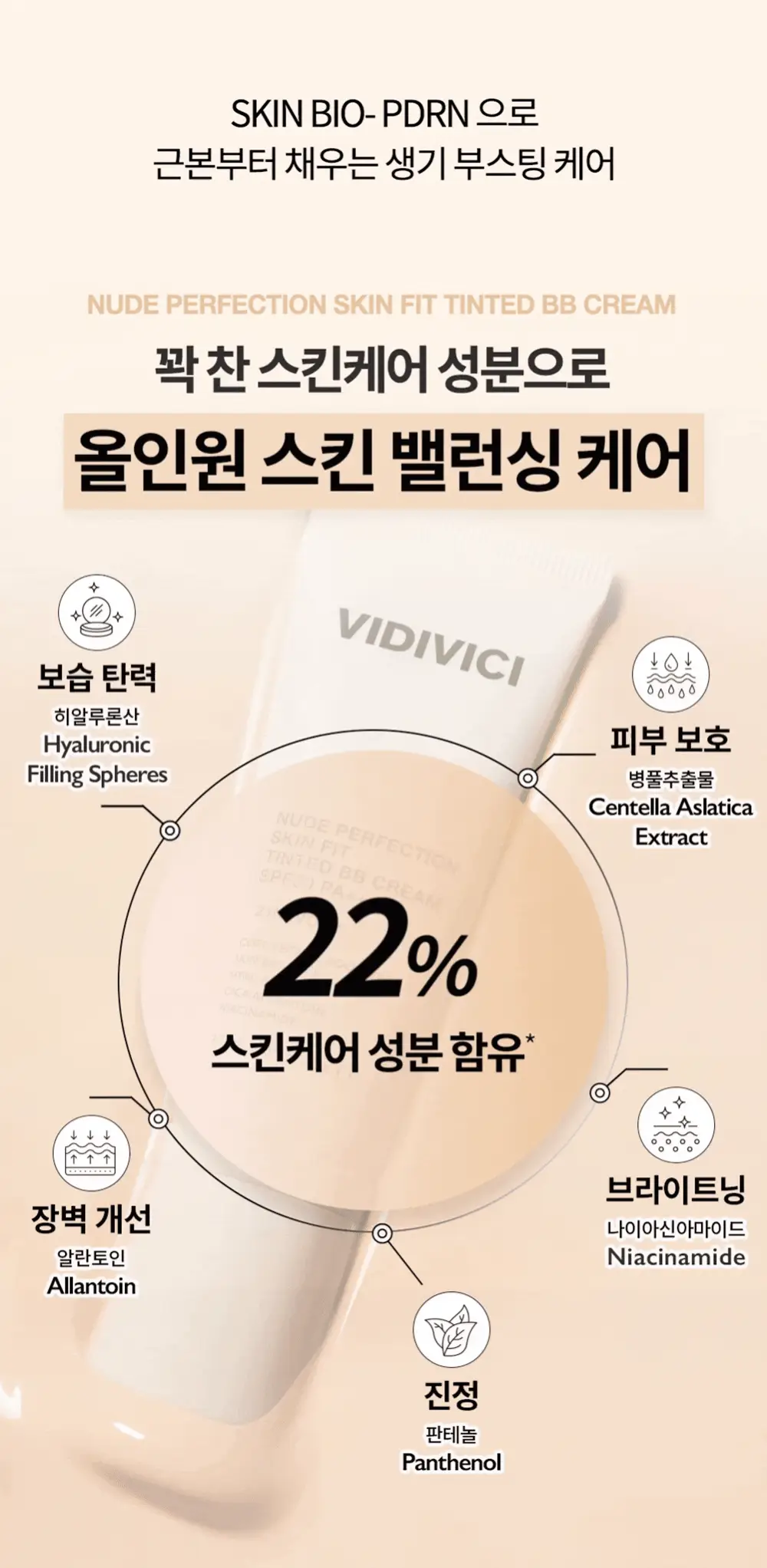 [단독기획] 비디비치 누드 퍼펙션 스킨 핏 틴티드 비비크림 (본품+미니 증정기획) 상세페이지 34